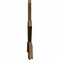 Ekena Millwork Alberta Rough Sawn Timber Gable Bracket, Western Red Cedar, 108"W x 36"H x 2"D x 6"F, 8/12 Pitch GBW108X36X0206ALB00RWR - alternate 5